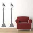 Ver imagem 3 de Adesivo de Parede Decorativo Sala Luminária Dupla