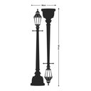 Ver imagem 2 de Adesivo de Parede Decorativo Sala Luminária Dupla