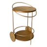Carrinho Bar Redondo Cristal Linha Alta - 1