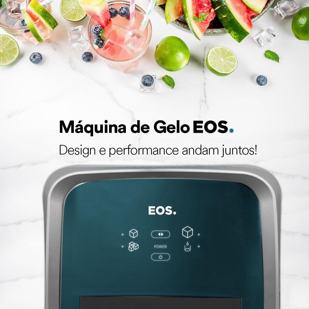 Máquina de Gelo 15kg EOS Ice Compact EMG02P Titanium 110V - 8