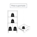 Ver imagem 5 de Kit Armário de Cozinha Compacta Serena 2 Gavetas 4 Portas com Pés Cinamomo Off White Madetec
