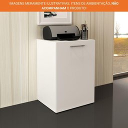 Mesa Articulável Retrátil para Escritório e Home Office com 2 Nichos Me4170 Tecnomobili Branco - 6