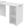 Mesa Articulável Retrátil para Escritório e Home Office com 2 Nichos Me4170 Tecnomobili Branco - 5