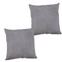 Ver imagem 1 de 2 Almofadas Cheias Sofa Sala Impermeável Antimofo Lisato Grafite