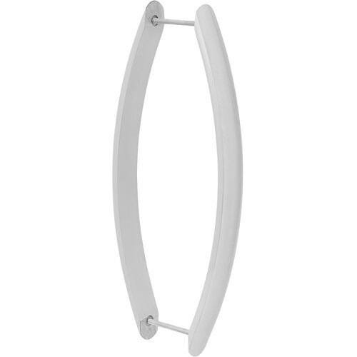 Puxador Duplo para Porta Pauma Alumínio Acetinado 319 16cm - 1