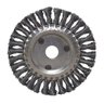 Escova de Aço Circular Trançada Carbografite 6" x 1/2" x 7/8" - 1