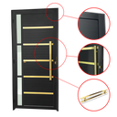 Ver imagem 3 de Porta Lambril Miraggio c/Puxador D. Super Preto Dourado 100 Brimak