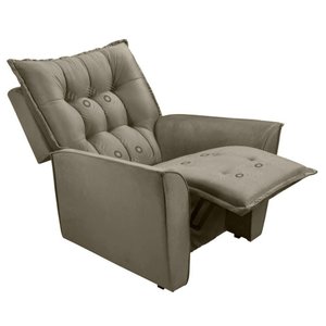 Selena Poltrona Reclinável com Massagem- Csr Studio Kaki