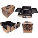 Ver imagem 2 de Maleta Profissional de Maquiagem e Joias Ruby's Organizadora Completa Modelo Fs-1160mc - Dourado Cor