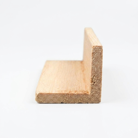 Cantoneira de Madeira p/ Paredes 2x2cm 311 (5un c/1m) P. Mogno