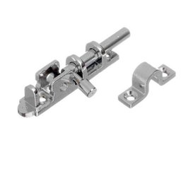 Trinco Redondo Zamak com Latão Cromado 824-04 15cm União Mundial - 1