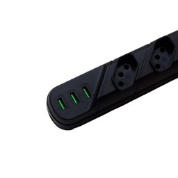 Filtro de Linha 5 Tomadas + 3 Usb Qfl5u Bivolt Qualitronix - 3