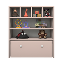 Ver imagem 1 de Estante Organizadora de Brinquedos Infantil em Mdf Plancasa:sal Rosa