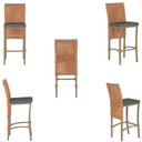 Ver imagem 5 de Mesa Bistro e 2 Banquetas Roma Fendi Corda Náutica 11 Trama Original