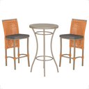Ver imagem 1 de Mesa Bistro e 2 Banquetas Roma Fendi Corda Náutica 11 Trama Original