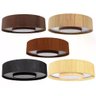 Plafon Adri Wn6008pfib Wood Anel 60x15cm 8xe27 Cor:cocoa Brown - 4