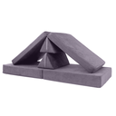 Ver imagem 4 de Sofá de Brincar Infantil Modular Montessori 4 Peças Cinza