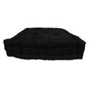 Ver imagem 4 de Almofada Turca Futon Cadeiras Bancos Áreas 40x40 Cm Preto