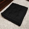 Almofada Turca Futon Cadeiras Bancos Áreas 40x40 Cm Preto - 2