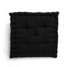 Almofada Turca Futon Cadeiras Bancos Áreas 40x40 Cm Preto - 3
