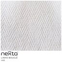 Ver imagem 3 de Sofá Curvo Montserrat 150cm 02 Lugares Linho Bouclé Off White - Nexta Casa