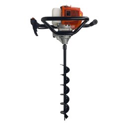 Perfurador de Solo Gasolina 52cc Brocas 10+15cm+ Ext 60cm - 5