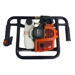Perfurador de Solo Gasolina 52cc Brocas 10+15cm+ Ext 60cm - 6