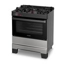 Ver imagem 4 de Fogão de Piso 5 Bocas a Gás Esmaltec Ideal Top Glass Vidro Temperado Inox Bivolt