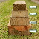 Ver imagem 6 de Caibro De Pinus Tratado Autoclave Com Nó 4,5cm X 9cm: 3m