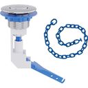 Ver imagem 2 de Mecanismo Botão Acionador Abs Superior Cromado Circula e Alavanca 340213 Blukit