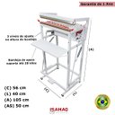 Ver imagem 2 de Seladora para Sacos de Gelo Pedal 50cm Tubular