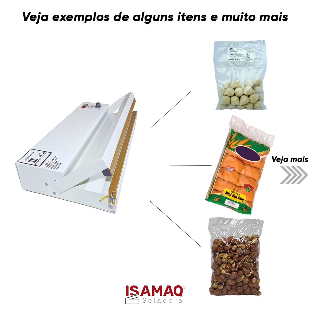 Seladora de Embalagens Plásticas Manual com Temporizador 50cm - 3