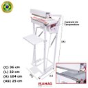 Ver imagem 2 de Seladora para Embalagens Aluminizadas Pedal Recravada 25cm