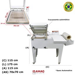 Seladora para Bandeja de Ovos Semi-automática Conjugada 70x70 - 2