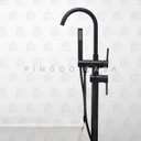 Ver imagem 2 de Misturador para banheira Monocomando de Piso Uraim Pingoo.casa - Preto