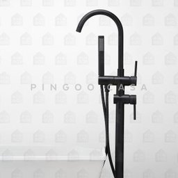 Misturador para banheira Monocomando de Piso Uraim Pingoo.casa - Preto - 2