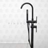Misturador para banheira Monocomando de Piso Uraim Pingoo.casa - Preto - 2