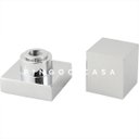 Ver imagem 3 de Acabamento de Registro em Metal Quadrado Mearim Pingoo.casa - Cromado