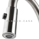 Ver imagem 3 de Torneira para cozinha gourmet Misturador Monocomando em Aço Inox Escovado Muru Pingoo.casa - Prata