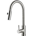 Ver imagem 1 de Torneira para cozinha gourmet Misturador Monocomando em Aço Inox Escovado Muru Pingoo.casa - Prata