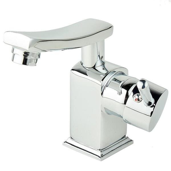 Torneira para Banheiro Misturador Monocomando Baixa Moju Pingoo.Casa - Cromado - 1