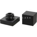 Ver imagem 2 de Acabamento de Registro em Metal Quadrado Mearim Pingoo.Casa - Preto