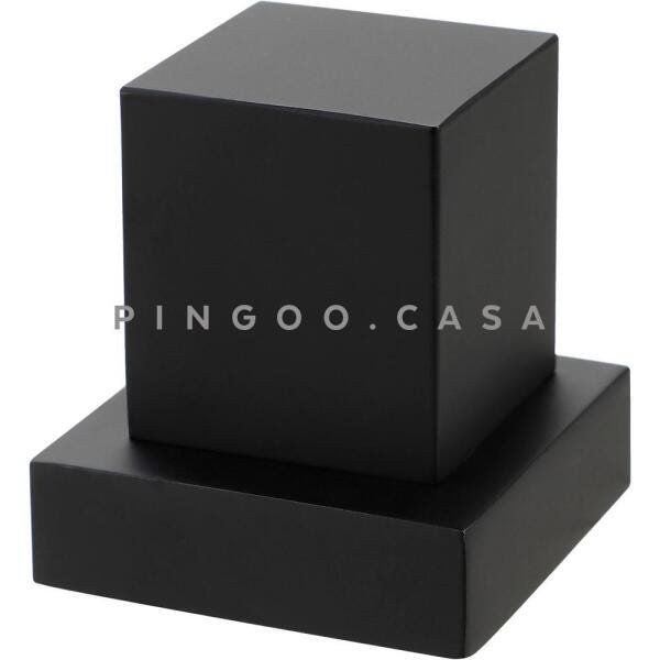 Acabamento de Registro em Metal Quadrado Mearim Pingoo.Casa - Preto - 3