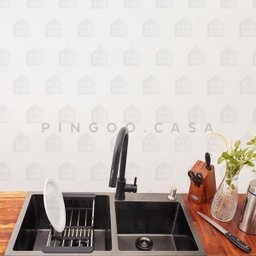 Torneira para cozinha gourmet Misturador Monocomando em Aço Inox Escovado Iriri Pingoo.casa - - 2