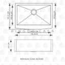 Ver imagem 4 de Cuba para cozinha gourmet Fazenda Farm inox com acessórios Kaimbé pequena pingoo.casa