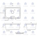 Ver imagem 7 de Cuba para Cozinha Pia Inox com Acessórios e Tábua Carajás e Torneira Gourmet Monocomando Munim