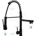 Ver imagem 4 de Cuba para Cozinha Pia Inox com Acessórios e Tábua Carajás e Torneira Gourmet Monocomando Munim