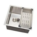 Ver imagem 1 de Cuba para cozinha gourmet pia aço inox com acessórios Terena 40 cm Pingoo.casa - Prata