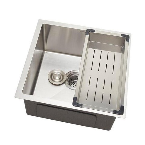 Cuba para cozinha gourmet pia aço inox com acessórios Terena 40 cm Pingoo.casa - Prata