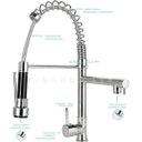 Ver imagem 6 de Cuba para cozinha gourmet pia dupla aço inox com acessórios e tábua de corte Ticunas e Torneira